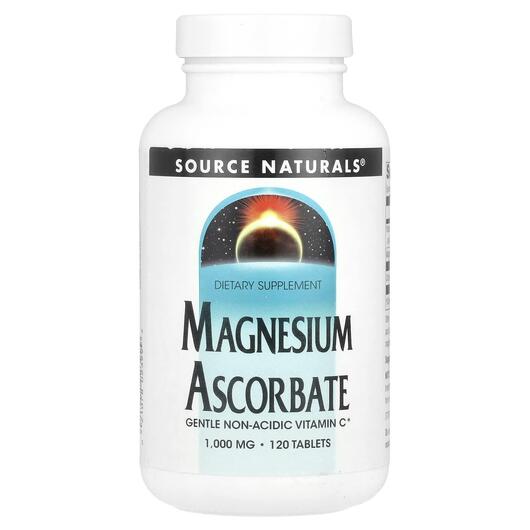Основне фото товара Magnesium Ascorbate 1000 mg, Аскорбат магнію 1000 мг, 120 таблето