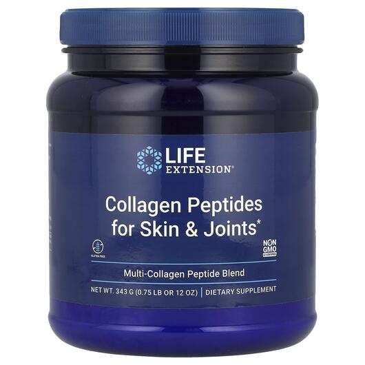 Основне фото товара Life Extension, Collagen Peptides, Колагенові пептиди, 343 г