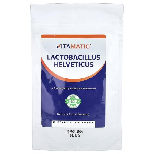 Основне фото товара Vitamatic, Lactobacillus Helveticus, Лактобактерії, 100 г