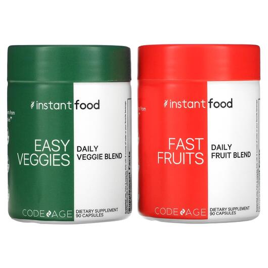 Основне фото товара Easy Veggies Daily Veggie Blend / Fast, Замінник їжі, 90 Capsules
