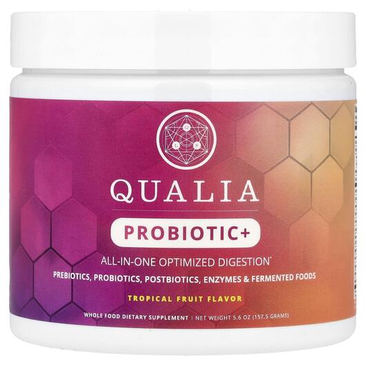 Основное фото товара Поддержка кишечника, Qualia Synbiotic Tropical Fruit, 157.5 г
