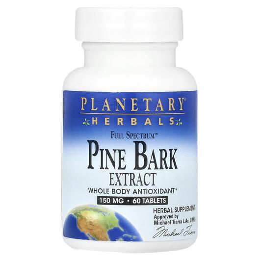 Основне фото товара Full Spectrum Pine Bark Extract 150 mg, Пікногенол, 60 таблеток