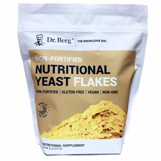 Основне фото товара Dr. Berg, Nutritional Yeast Flakes, Харчові дріжджі, 227 г