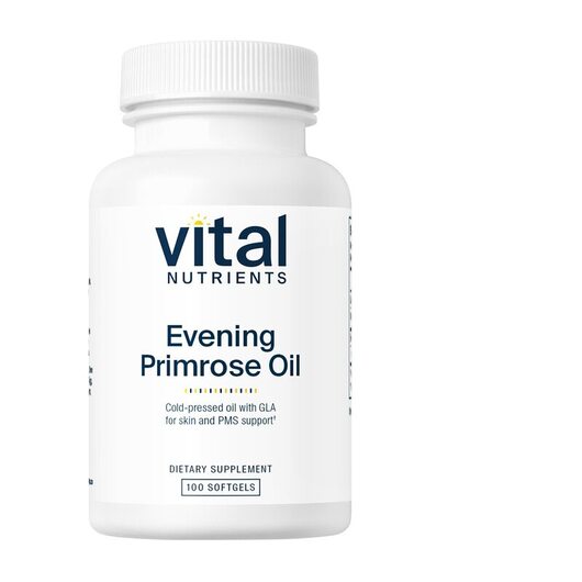 Основне фото товара Evening Primrose Oil 500 mg GLA, Олія примули вечірньої, 100 капс