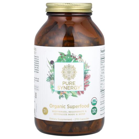 Основне фото товара Pure Synergy, The Original Superfood, Суперфуд, 270 капсул