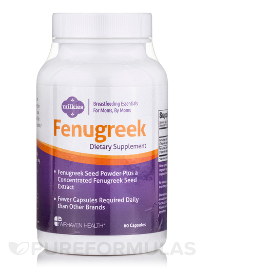 Основне фото товара Fairhaven Health, Fenugreek, Пажитник, 60 капсул