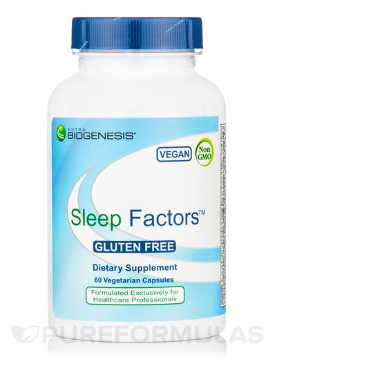 Основне фото товара Nutra BioGenesis, Sleep Factors, Підтримка сну, 60 капсул