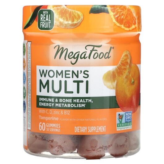 Основне фото товара MegaFood, Women's Multi Tangerine, Мультивітаміни, 60 таблет