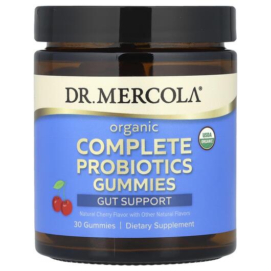 Основне фото товара Organic Complete Probiotics Gummies Natural, Пробіотики, 30 табле
