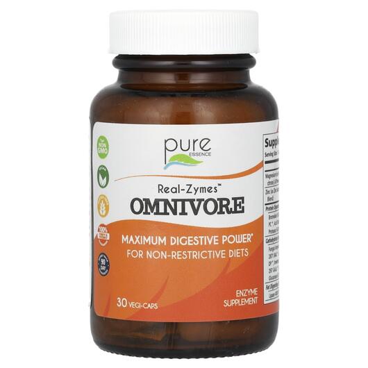 Основне фото товара Pure Essence, Real-Zymes Omnivore, Ферменти, 30 капсул
