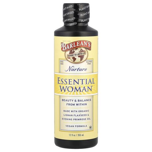 Основне фото товара Barlean's, Essential Woman Nurture, Омега 3 6 9, 355 мл
