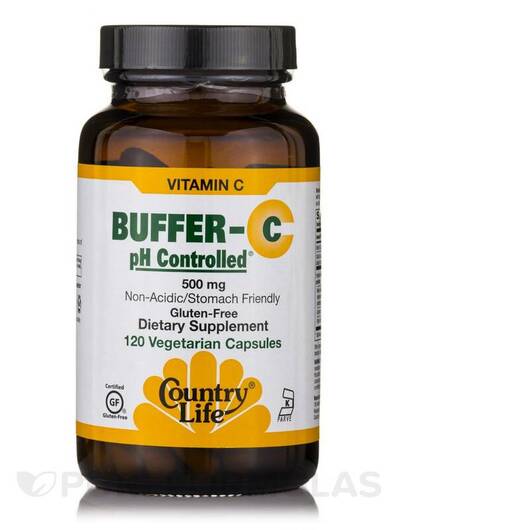 Основне фото товара Buffer-C pH Controlled 500 mg, Вітамін C, 120 капсул