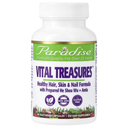 Основне фото товара Vital Treasures Hair Skin & Nails, Шкіра нігті волосся, 60 ка