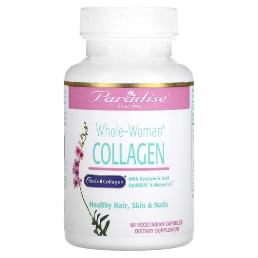 Основное фото товара Paradise Herbs, Коллаген, Whole-Woman Collagen, 60 капсул