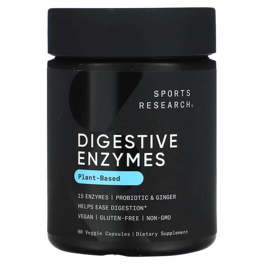 Основне фото товара Digestive Enzymes Plant-Based, Ферменти, 90 капсул