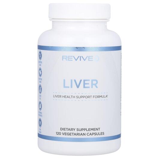 Основне фото товара Revive, Liver, Підтримка печінки, 120 капсул