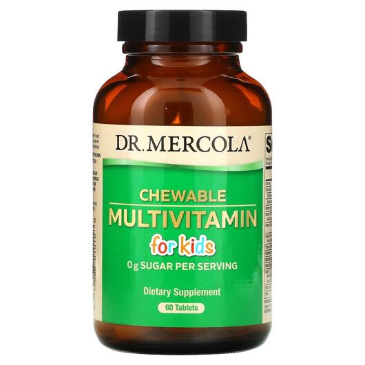 Основне фото товара Chewable Multivitamin for Kids, Вітаміни для дітей, 60 таблеток