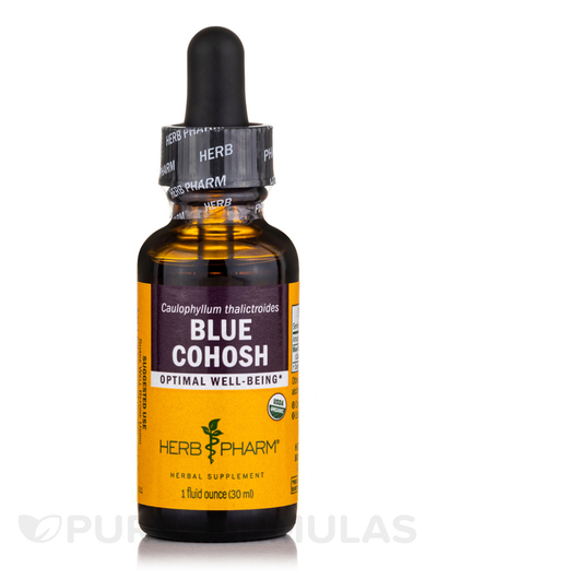 Основне фото товара Herb Pharm, Blue Cohosh, Клопогон кістевидний, 30 мл