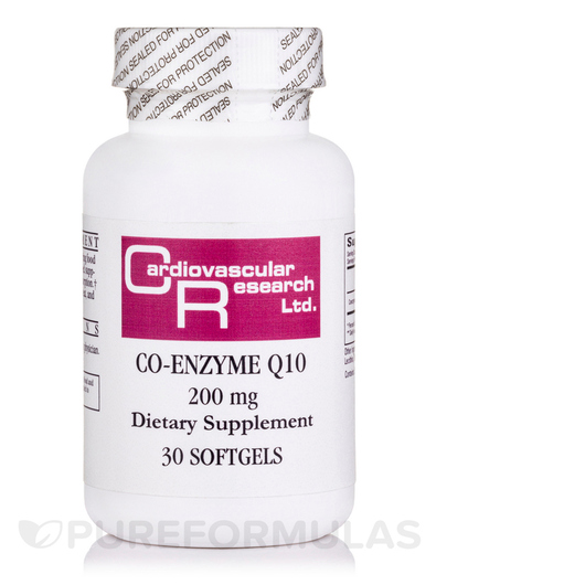 Основне фото товара Co-Enzyme Q10 200 mg, Коензим CoQ10, 30 капсул