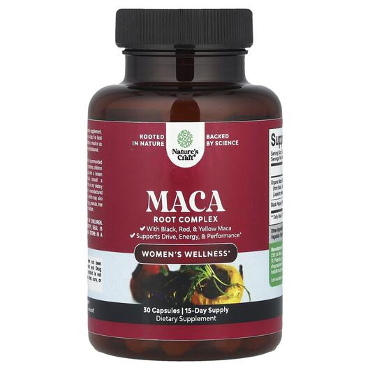 Основне фото товара Women's Wellness Maca Root Complex, Мака, 30 капсул