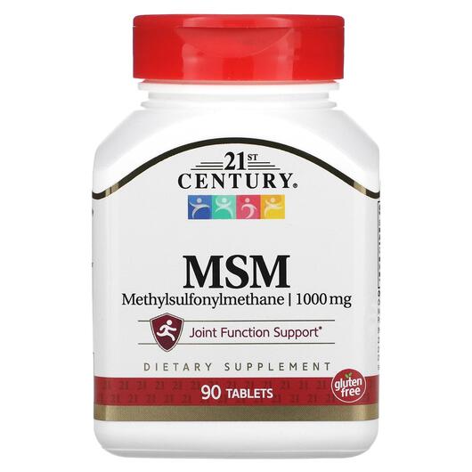 Основне фото товара MSM Methylsulfonylmethane 1000, Метилсульфонілметан МСМ, 90 табле