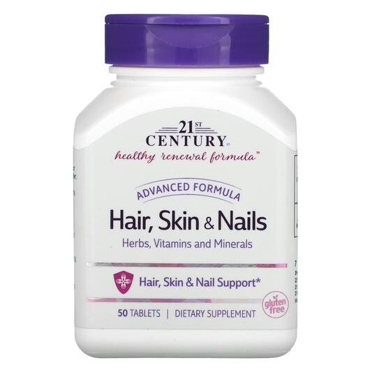 Основне фото товара Hair Skin & Nails Advanced Formula, Хондроітин глюкозамін, 60