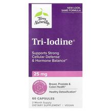 Tri-Iodine 25 mg Йод 25 мг Terry Naturally 60 капсул