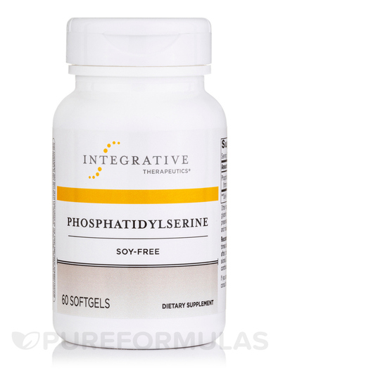 Основне фото товара Phosphatidylserine Soy-Free, Фосфатидилсерин, 60 капсул
