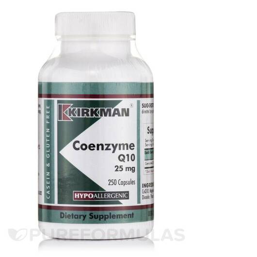 Основне фото товара Coenzyme Q10 25 mgHypoallergenic, Коензим CoQ10, 250 капсул