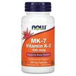 Фото товару NOW, MK-7 Vitamin K-2 100 mcg, MK-7 / К-2 100 мкг, 120 капсул