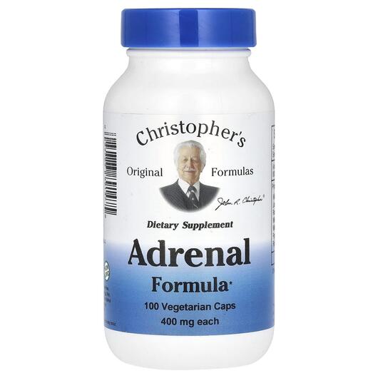 Основне фото товара Adrenal Formula 400 mg, Підтримка наднирників, 100 капсул