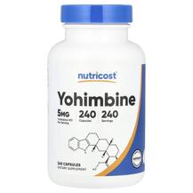 Йохімбе Yohimbine 5 mg Nutricost 240 капсул