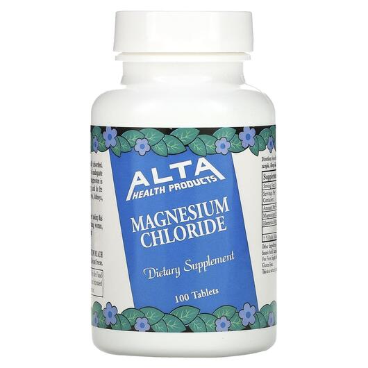 Основне фото товара Alta Health, Magnesium Chloride, Хлорид Магнію, 100 Таблеток