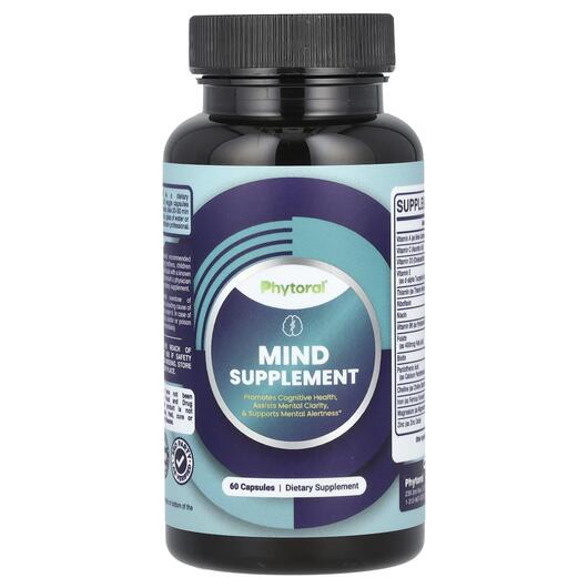 Основне фото товара Phytoral, Mind Supplement, Підтримка мозку, 60 капсул