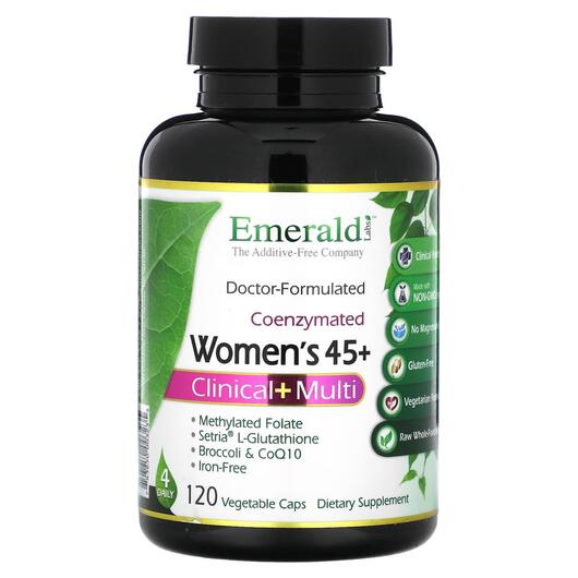 Основне фото товара Emerald, Women's 45+ Clinical + Multi, Мультивітаміни, 120 к