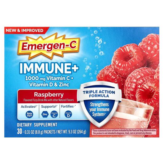 Основне фото товара Immune+ Vitamin C + Vitamin D & Zinc, Підтримка імунітету, 8.