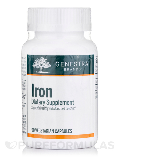Основне фото товара Genestra, Iron, Залізо, 90 капсул