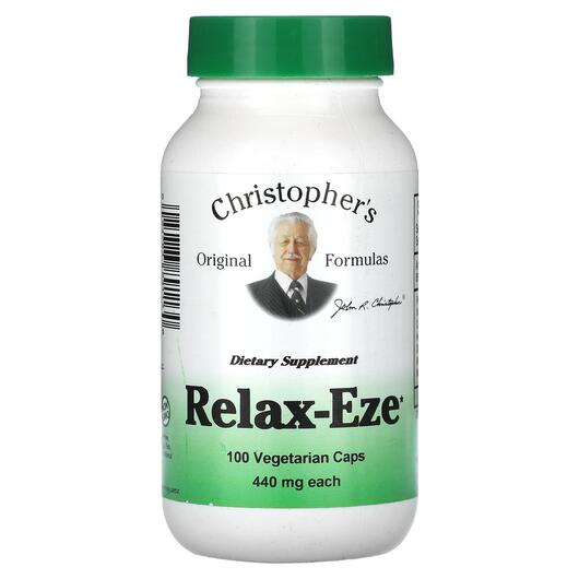 Основне фото товара Relax-Eze 440 mg, Підтримка стресу, 100 капсул