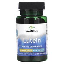 Лютеїн Lutein High Potency 20 mg Swanson 120 капсул Лютеїн Lutein High Potency 20 mg Swanson 120 капсул