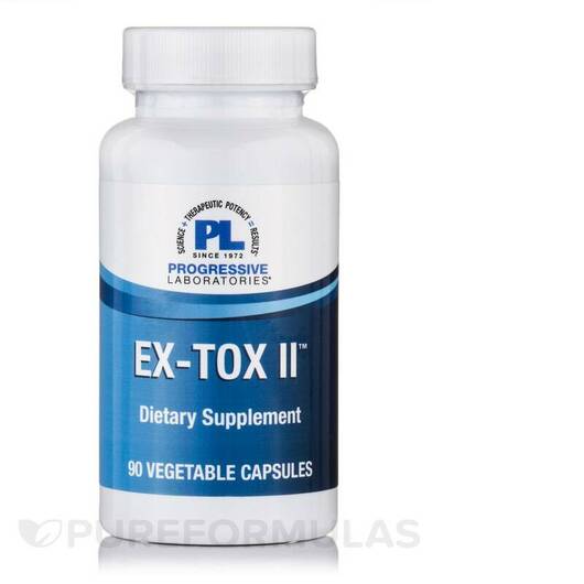 Основне фото товара Progressive Labs, Ex-Tox II, Детокс та очищення, 90 капсул