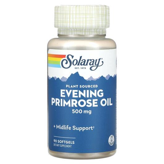 Основне фото товара Plant Sourced Evening Primrose Oil, Олія примули вечірньої, 90 ка