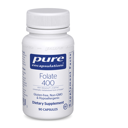Основне фото товара Pure Encapsulations, Folate 400, Метилфолат, 90 капсул