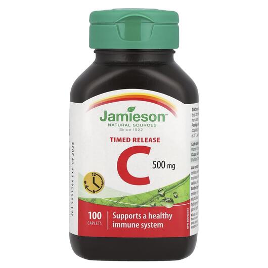 Основне фото товара Timed Release Vitamin C 500 mg, Вітамін C, 100 таблеток