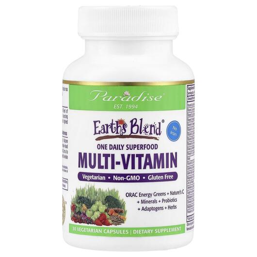 Основне фото товара Superfood Multi-Vitamin, Мультивітаміни, 30 капсул