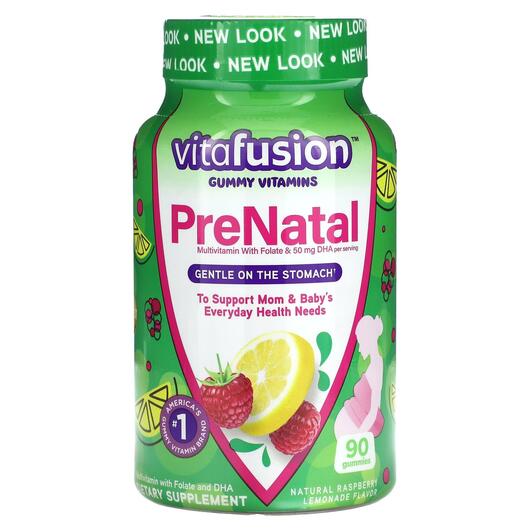 Основне фото товара VitaFusion, PreNatal Folate & DHA, ДГК, 90 цукерок