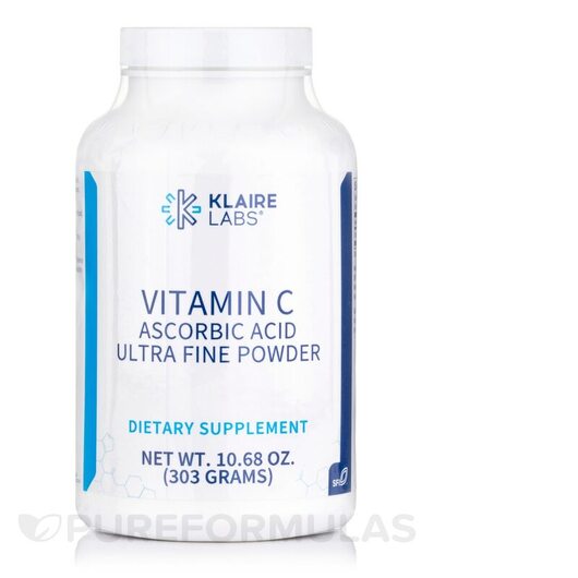 Основне фото товара Klaire Labs, Vitamin C Powder, Вітамін C, 250 г