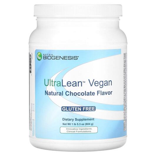 Основне фото товара UltraLean Vegan Natural Chocolate, Вітамін C, 604 г