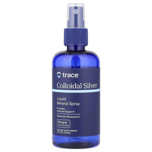 Основне фото товара Trace, Colloidal Silver Spray, Срібло, 118 мл
