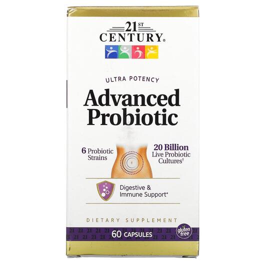 Основне фото товара Advanced Probiotic Ultra Potency, Пробіотики, 60 капсул
