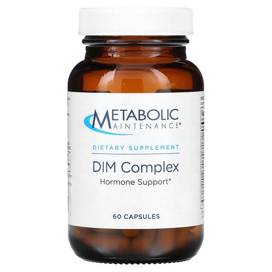 Основне фото товара Metabolic Maintenance, DIM Complex, Дііндолілметан, 60 капсул